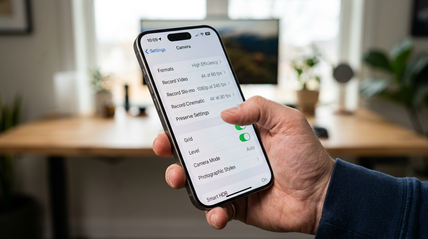 how to turn off camera sound on iphone