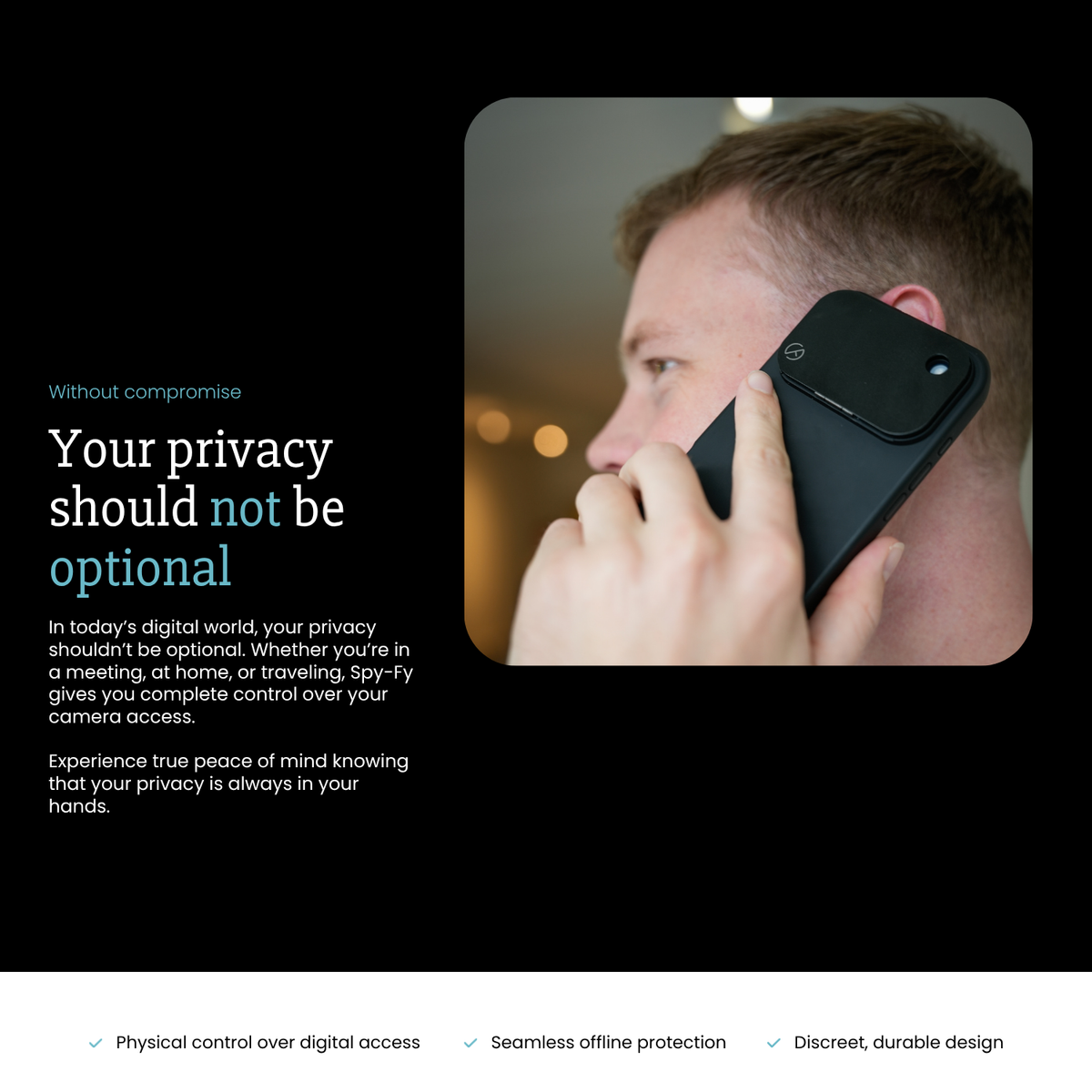 iPhone 18 Pro or 18 Pro Max Privacy Case | PRE-ORDER see message below