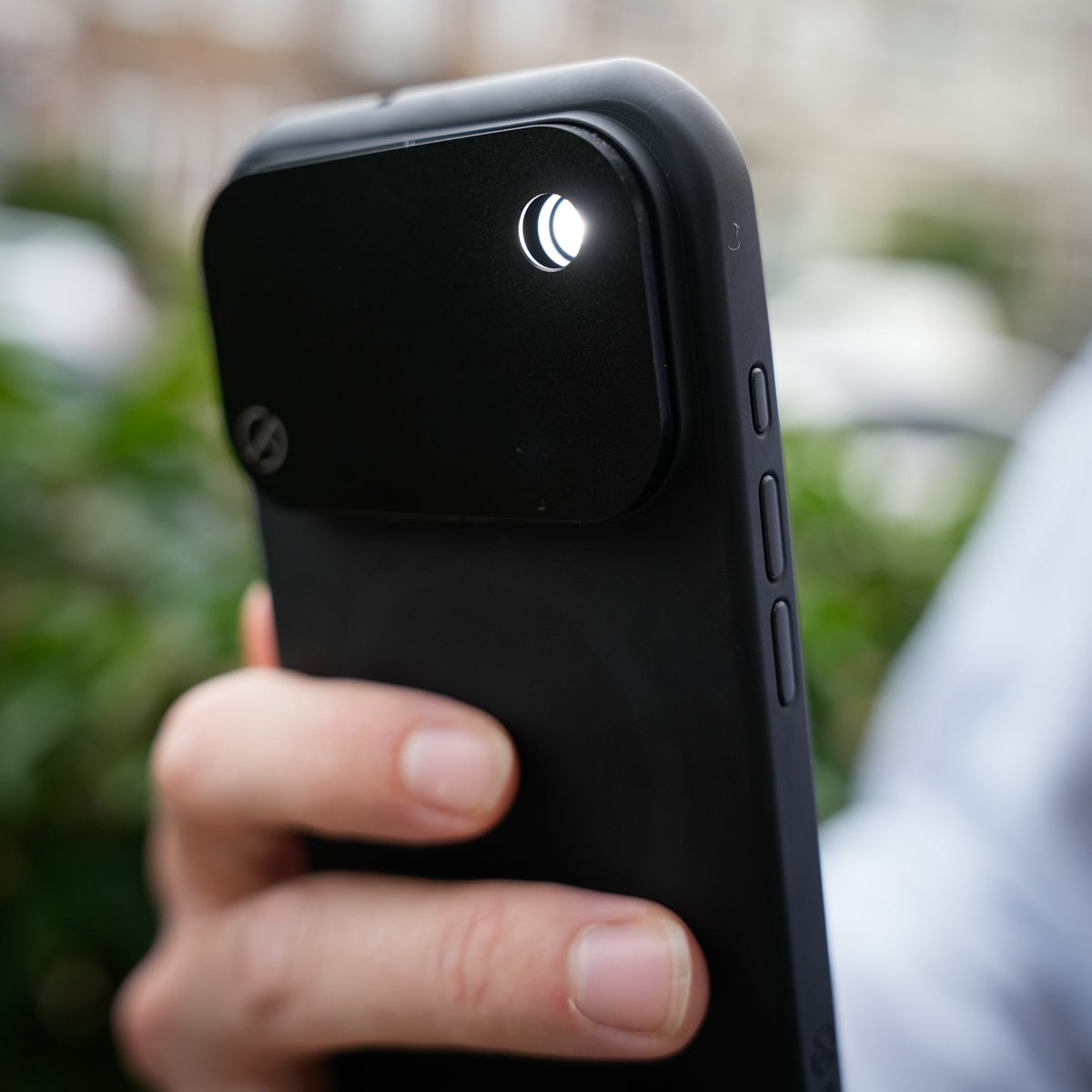 iPhone 17 privacy case with camera cover by Spy-Fy