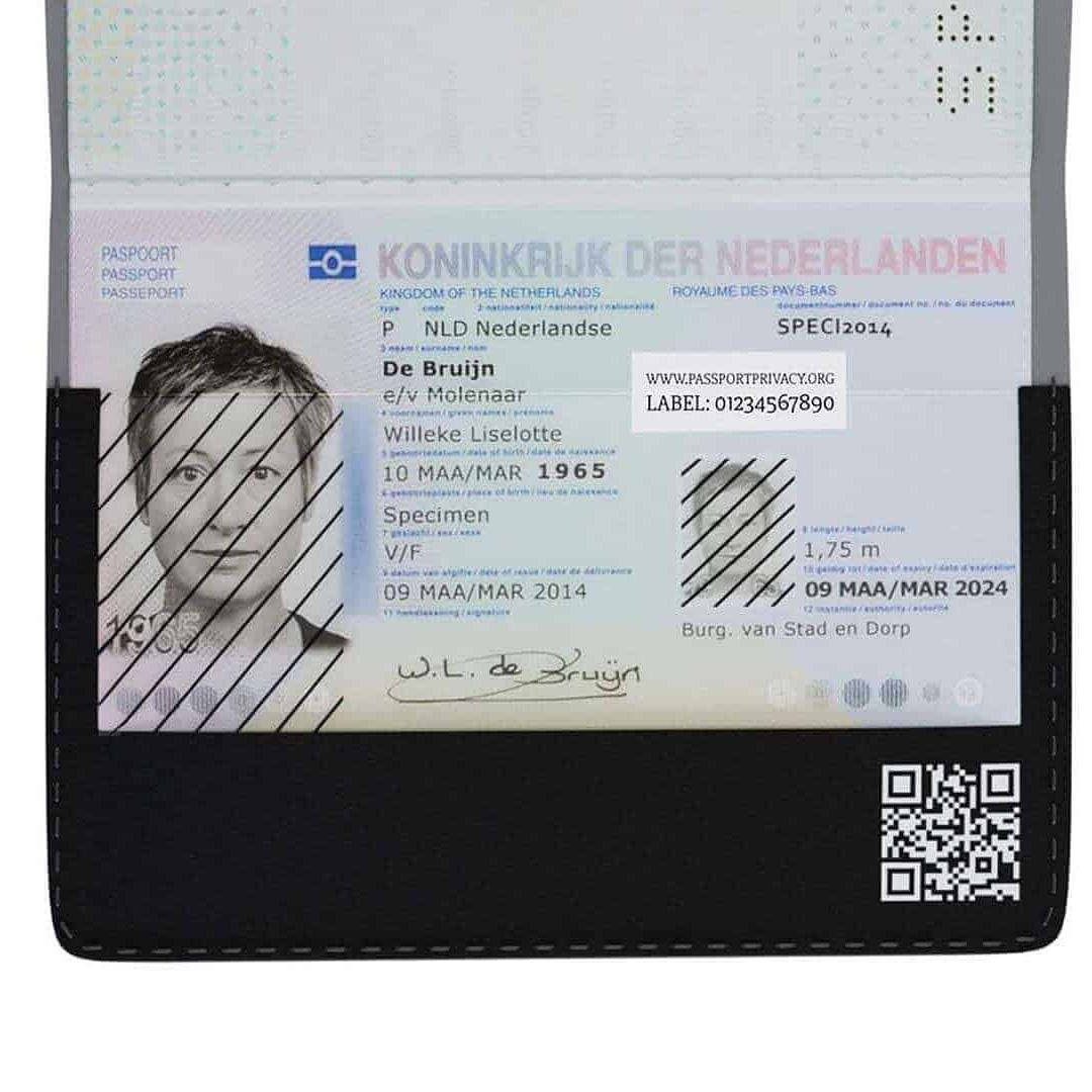 Privacy Passport Cover: prevent identity fraud